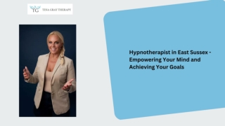 Hypnotherapist in East Sussex - Empowering Your Mind and Achieving Your Goals