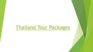 Plan Your Thailand Packages at Affordable Budget with an Amazing Deal