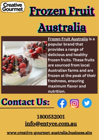 Frozen Fruit Australia