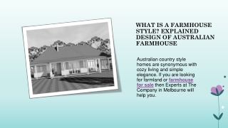 What is a farmhouse Style Explained Design of Australian Farmhouse