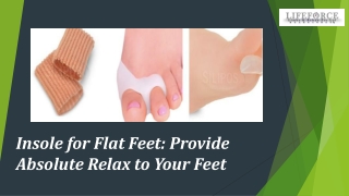 Insole for Flat Feet Provide Absolute Relax to Your Feet