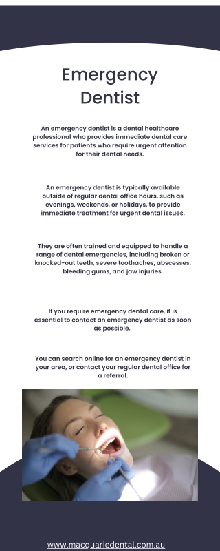 Emergency Dentist