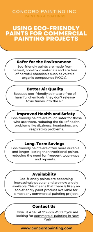 Using Eco-Friendly Paints for Commercial Painting Projects