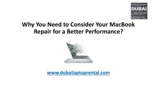Why You Need to Consider Your MacBook Repair for a Better Performance?