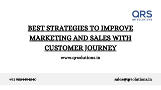 Best Strategies to Improve Marketing and Sales with Customer Journey