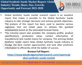 Synthetic Suede Market-Chemical Material