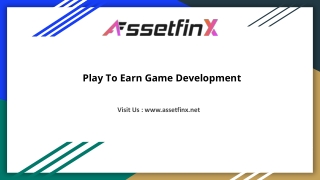 Play To Earn Game Development