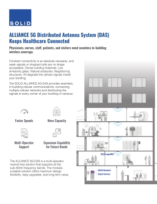 ALLIANCE 5G Distributed Antenna System (DAS) Keeps Healthcare Connected