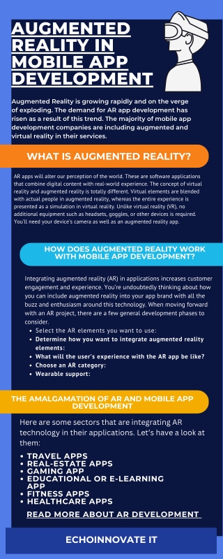 Augmented Reality in Mobile App Development