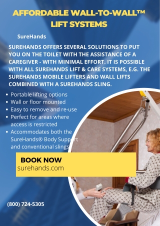 Affordable Wall-to-Wall™ lift systems