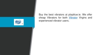 Get Vibrators from Playblue.ie