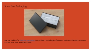 Shoe Box Packaging