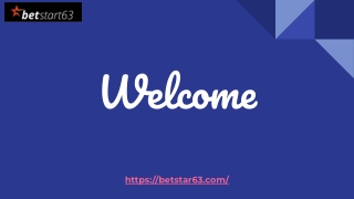 Betstar63과 함께 최고의 온라인 게임을 경험하세요