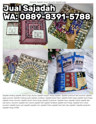 O88ᑫ•8Зᑫl•5788 (WA) Harga Sajadah Busa Tebal Sajadah Hiasan Dinding