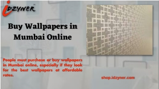 Buy Wallpapers in Mumbai Online