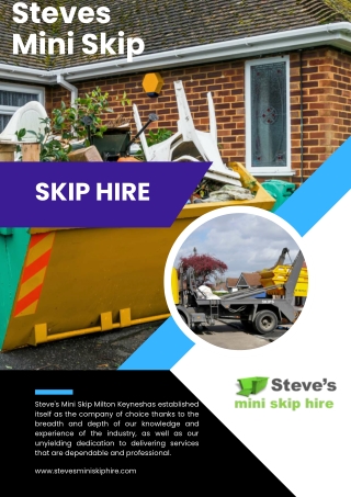 Get The Best Mini Skips Milton Keynes From Steves