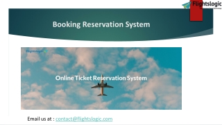 Booking Reservation System