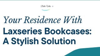 Buy LAXseries Bookcases | Bello Villa.