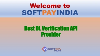 Softpay Driving License Verification API Provider