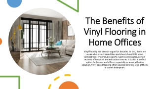The Benefits of Vinyl Flooring in Home Offices_