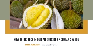 Durian Delivery Singapore