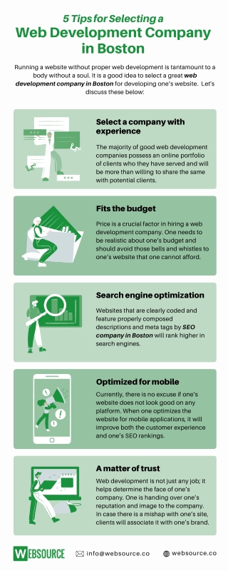 5 Tips for Selecting a Web Development Company in Boston