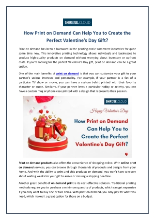 How Print on Demand Can Help You to Create the Perfect Valentine's Day Gift (2)
