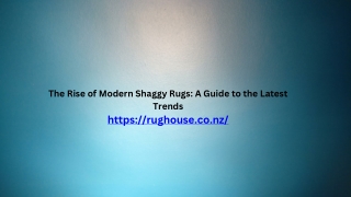 The Rise of Modern Shaggy Rugs A Guide to the Latest Trends