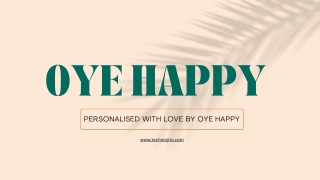 Oye Happy|Techmojito