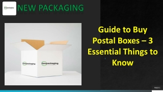 Guide to Buy Postal Boxes – 3 Essential Things to Know