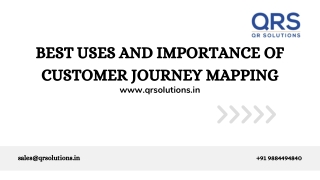 Best Uses and Importance of Customer Journey Mapping