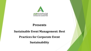 Sustainable Event Management: Best Practices for Corporate Event Sustainability