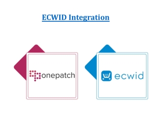 ECWID Multi-Channel Integration Solution | ECWID Inventory and Order Management
