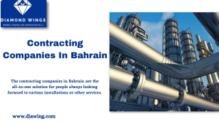 Contracting Companies In Bahrain