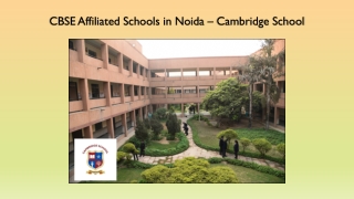 CBSE Affiliated Schools in Noida