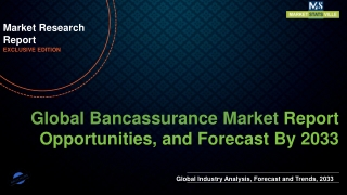 Bancassurance Market is predicted to reach US$ 6.1% Bn in 2033