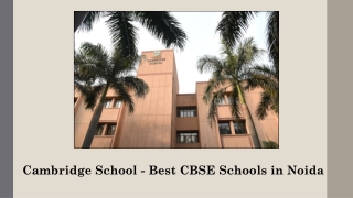 Best CBSE Schools In Noida