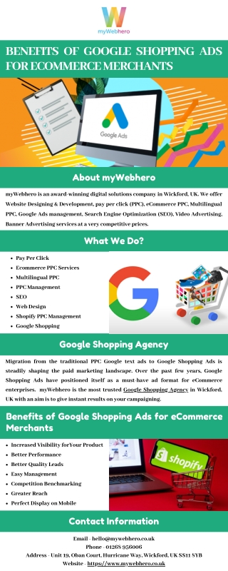 Benefits of Google Shopping Ads for eCommerce Merchants