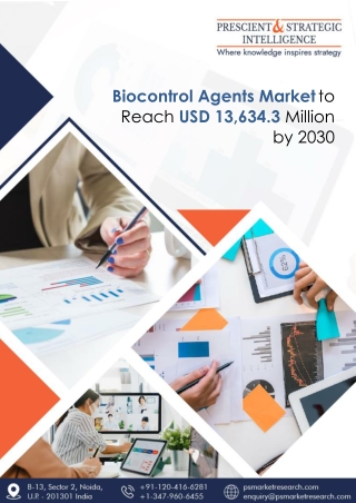 Biocontrol Agents Market to Reach USD 13,634.3 Million by 2030