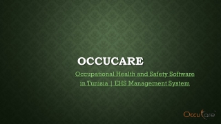 Occupational Health and Safety Software in Tunisia