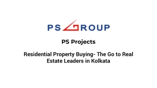 Residential Property Buying- The Go to Real Estate Leaders in Kolkata