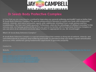 Dr Seeds Body Protective Complex