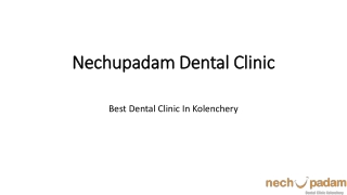 Nechupadam PPT