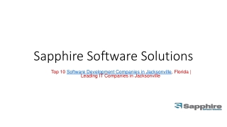 software development companies in jacksonville