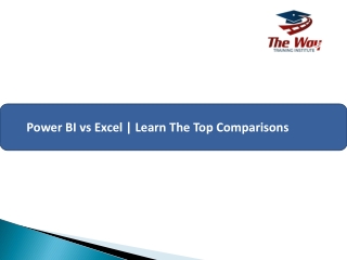 Power BI vs Excel | Learn The Top Comparisons