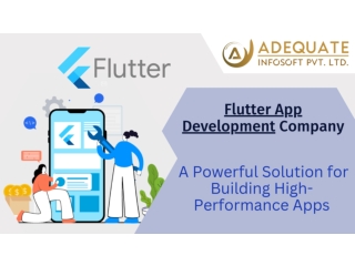 With Flutter, app development has never been easier.