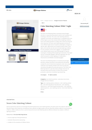 Seven Color Matching Cabinet  From Octagon Solutions
