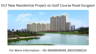 DLF new residential project on golf course road, DLF new residential project on