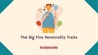 The Big Five Personality Traits