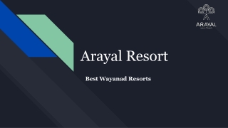 Forest resorts in Wayanad